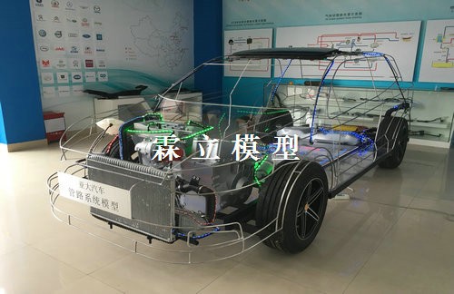 上海亚大集团定制框线车模型