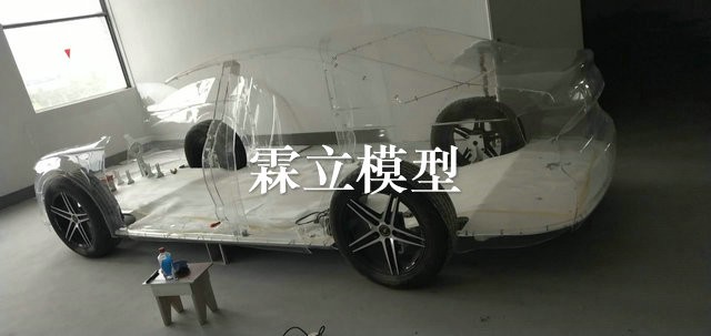 浙江杰沃电线公司定制1:1透明车模型